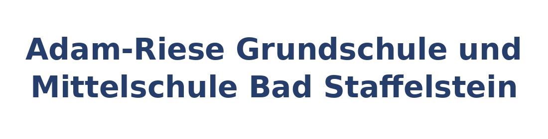 Adam-Riese Grundschule und Mittelschule Bad Staffelstein Logo