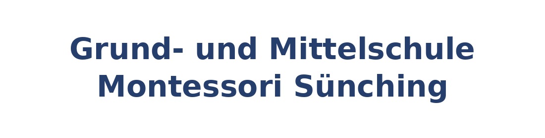Grund- und Mittelschule Montessori Sünching Logo