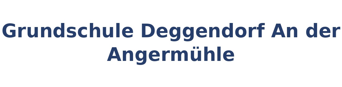 Grundschule Deggendorf An der Angermühle Logo
