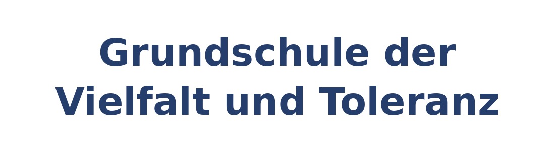 Grundschule der Vielfalt und Toleranz Logo