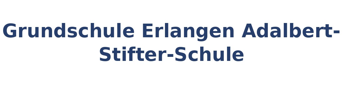 Grundschule Erlangen Adalbert-Stifter-Schule Logo