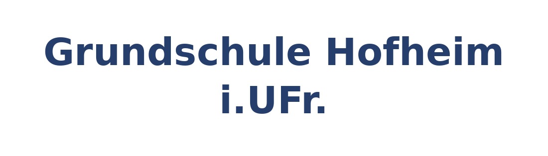 Grundschule Hofheim i.UFr. Logo