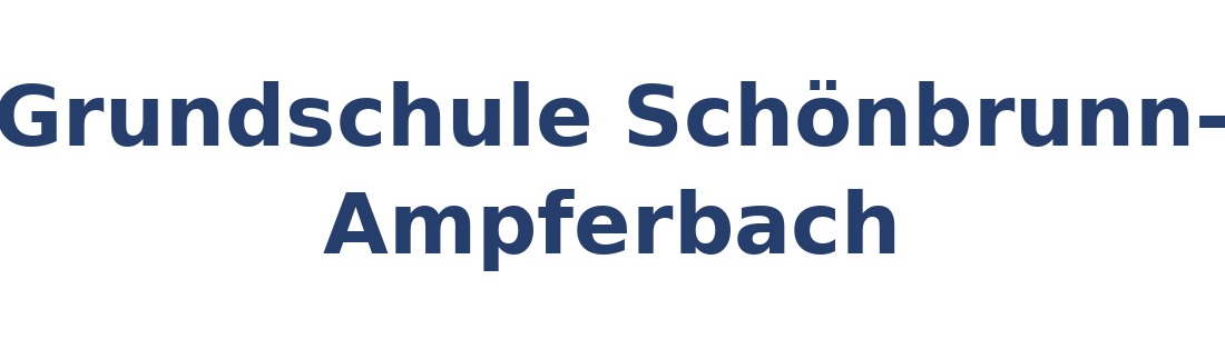 Grundschule Schönbrunn-Ampferbach Logo