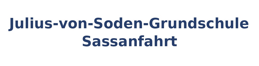Julius-von-Soden-Grundschule Sassanfahrt Logo