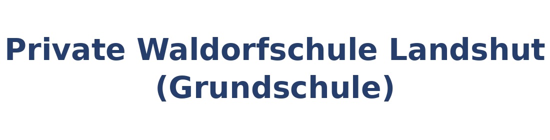 Private Waldorfschule Landshut (Grundschule) Logo