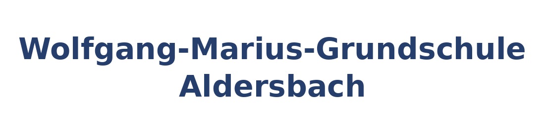 Wolfgang-Marius-Grundschule Aldersbach Logo